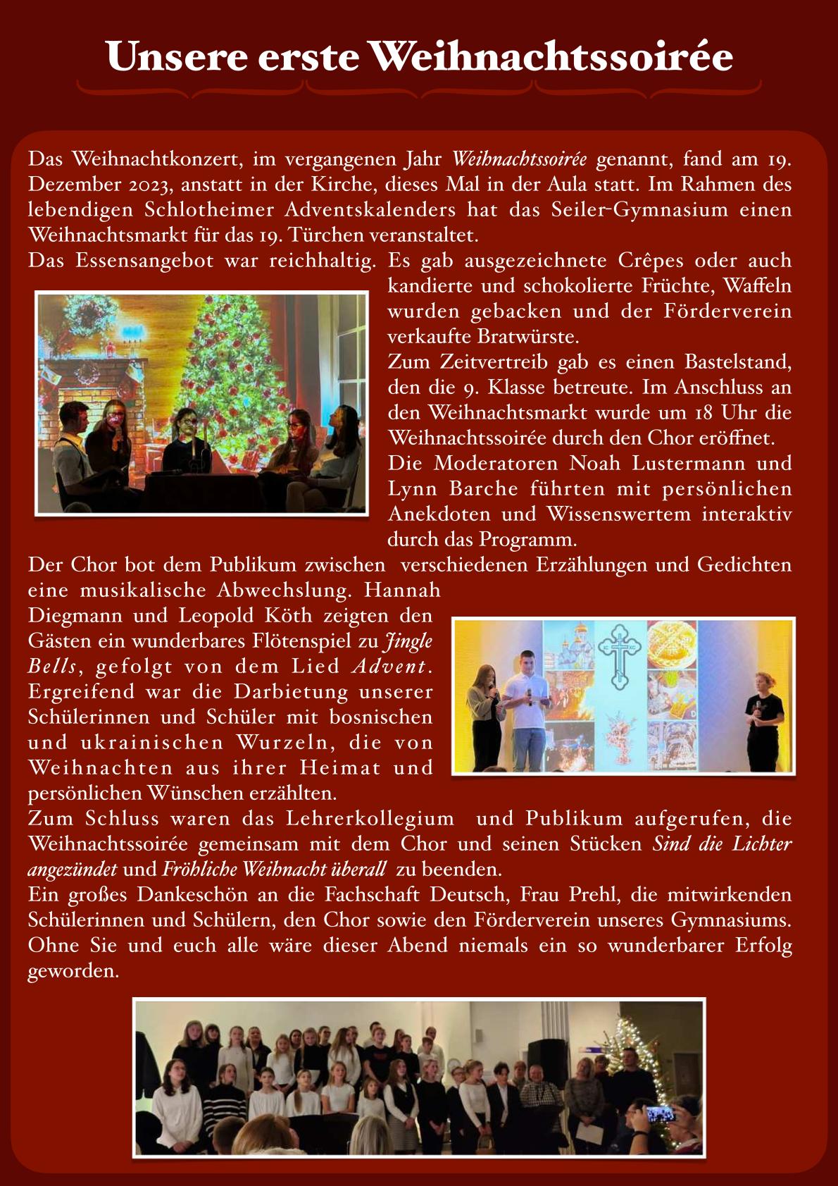 Weihnachtssoiree 23